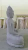 Product image 4 of the product “Seated Buddha made of Riverstone in Bhumisparsha - gesture of touching the earth. 125 cm height. ”